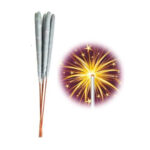 10 Cm Electric Sparklers 10 Pcs