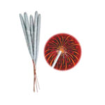 10 Cm Red Sparklers 10 Pcs
